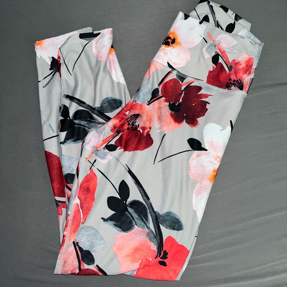 Fabletics floral leggings sz XL